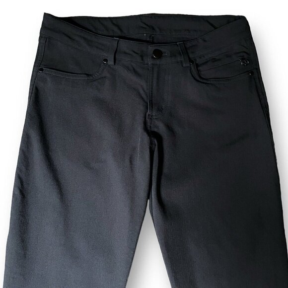 Lululemon Womens Everyday Pant Sz 4 Black Skinny Athleisure Reflective Ascent - Picture 7 of 12